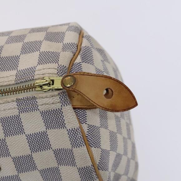 LOUIS VUITTON Damier Azur Speedy 30 Hand Bag N41533 LV Auth BD864 - Picture 16 of 16